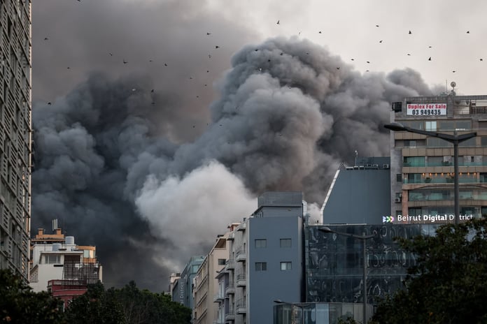 Israeli airstrikes hit central Beirut amid US Iran ceasefire tensions