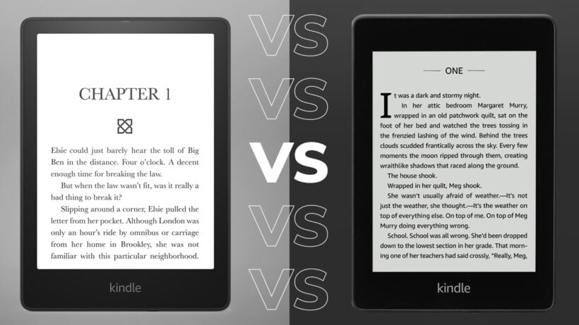 Evolution of Kindle devices over the years Old vs new Kindle devices comparison