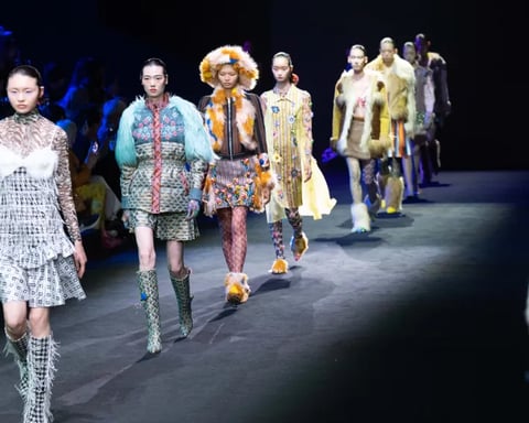 Models walk the runway at Shanghai Fashion Week 2026 showcasing China’s luxury fashion resurgence