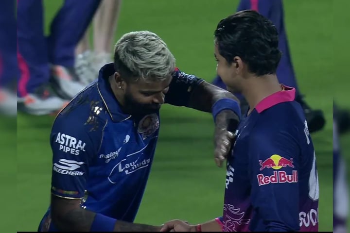 Vaibhav Sooryavanshi celebrates explosive innings IPL 2026