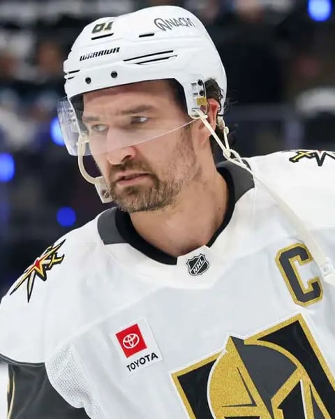Mark Stone celebrates during Vegas Golden Knights comeback win over Colorado Avalanche in Game 3 of the Western Conference Final