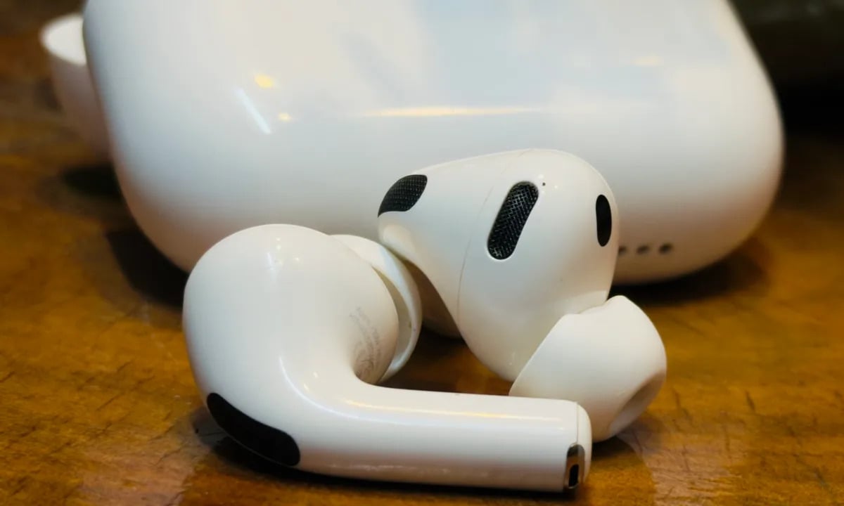 Apple AirPods Pro earbuds with iPhone