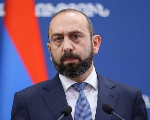 Armenian Foreign Minister Ararat Mirzoyan discusses Armenia Russia relations amid growing EU tensions