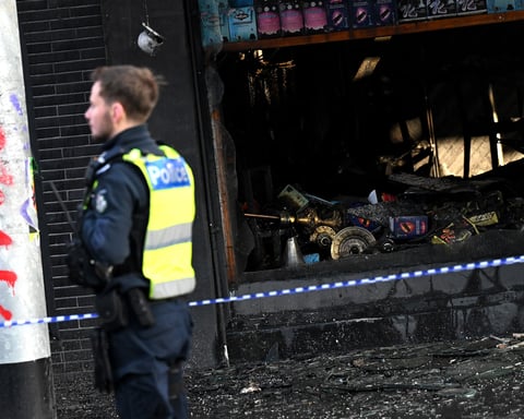 Police investigate a firebombed tobacco shop linked to Australia’s illicit cigarette black market crisis