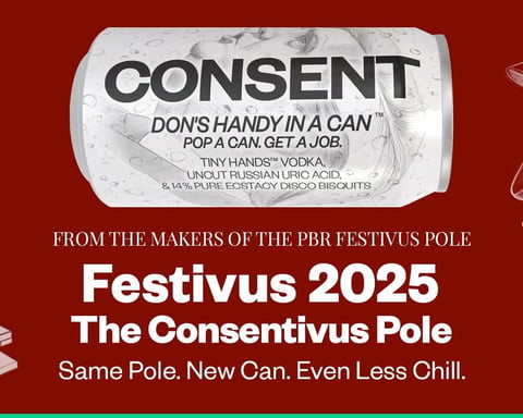 Chaz Stevens' aluminum Consentivus Pole installed at the Ohio Statehouse in December 2025 as a First Amendment satirical challenge