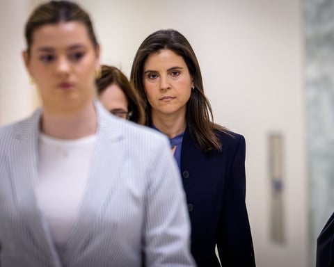 Sarah Kellen arrives for House Oversight testimony on Epstein files investigation