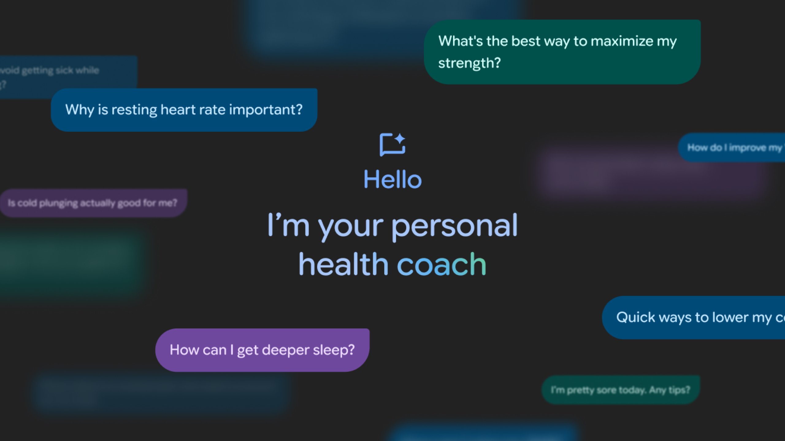 Gemini AI Health Coaching Dashboard Gemini AI health coach analyzing Fitbit Air biometric data inside Google Health app