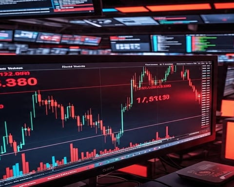 Traders monitor falling markets amid rising global banking risks and HSBC credit losses
