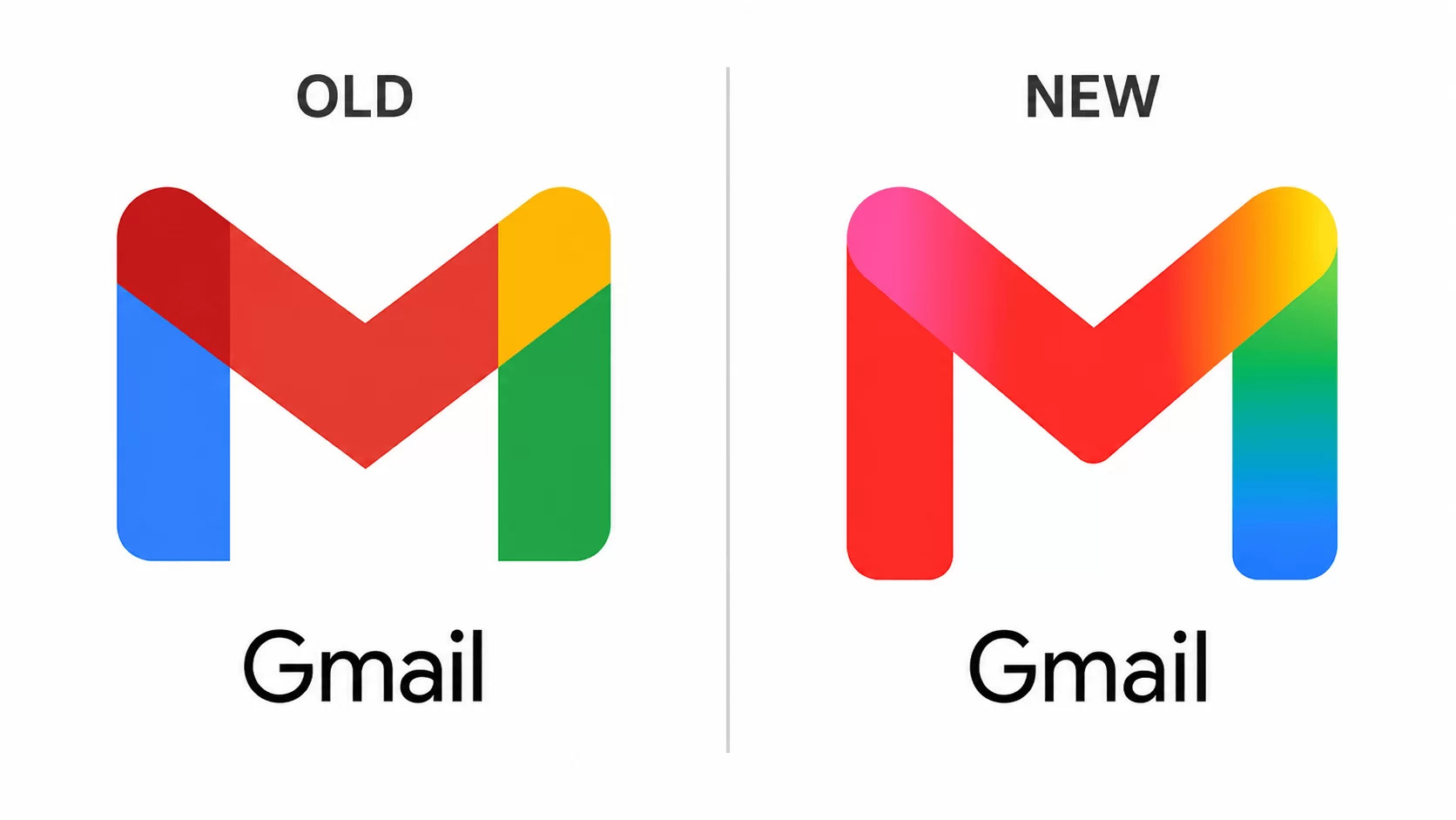 Gmail Gradient Icon Redesign Google Workspace Gmail icon updated with new gradient design as part of Google Workspace redesign 2026
