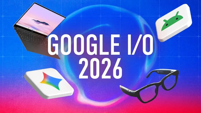 Google I/O 2026 showcasing Android 17, Gemini AI, and smart glasses future ecosystem
