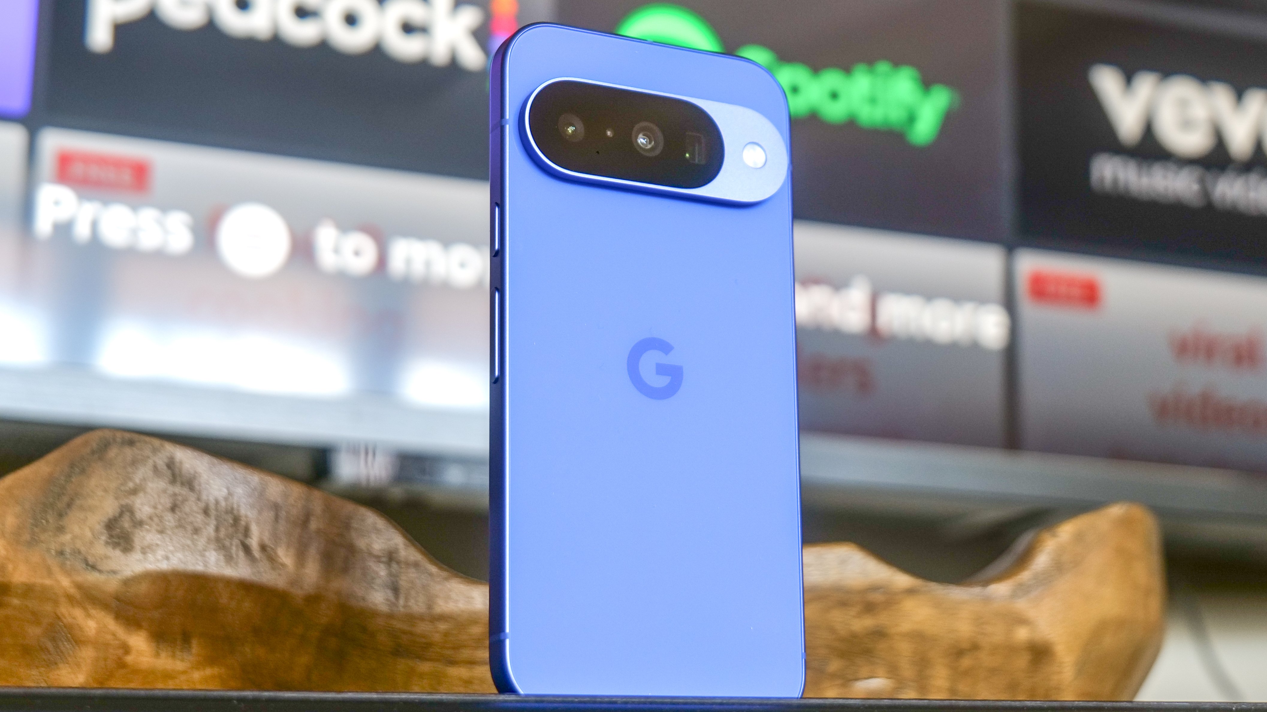Google I/O 2026 Pixel 11 Gemini Demo Leak Pixel-like device shown during Google I/O 2026 Gemini demo with glowing AI overlay effect
