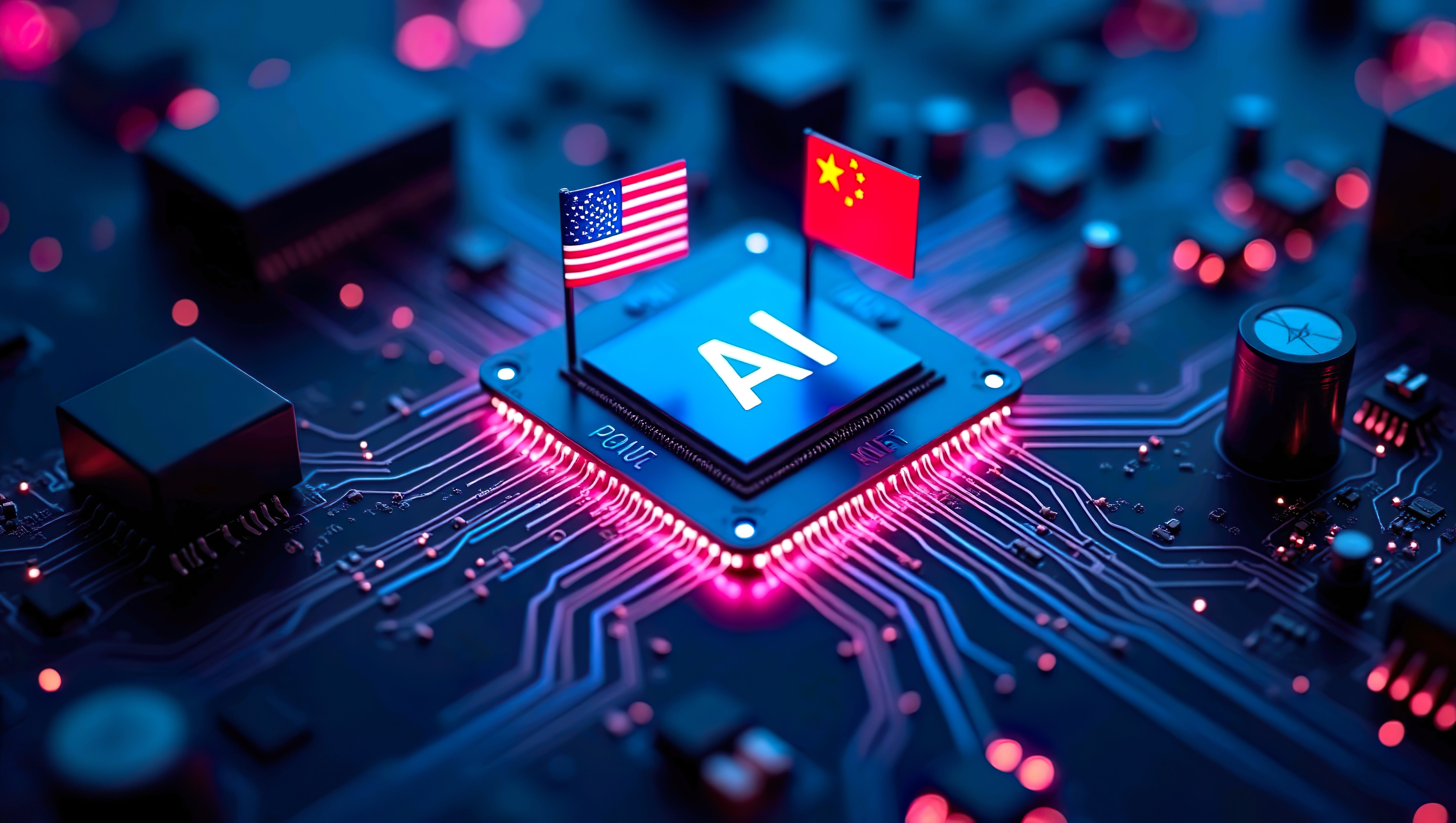 Huawei pushes deeper into advanced AI chip development Huawei semiconductor wafer representing China AI chip ambitions