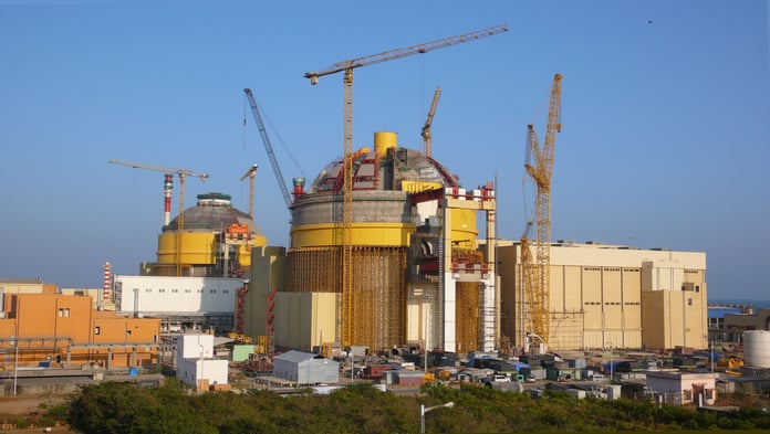 Kudankulam Nuclear Power Plant built with Russian cooperation in India