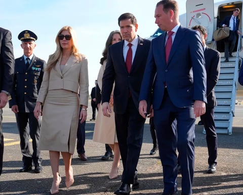 Marco Rubio arrives at the Vatican for talks with Pope Leo amid escalating tensions between Trump and the Vatican over the Iran conflict