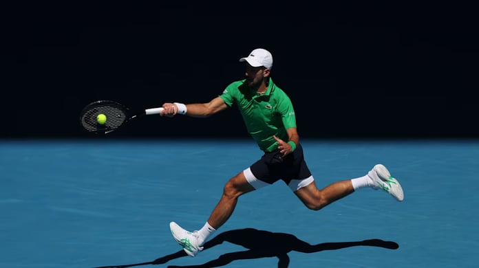 Novak Djokovic training in Rome ahead of Italian Open 2026 comeback