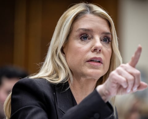Former Attorney General Pam Bondi testifies about the Epstein files before a House committee