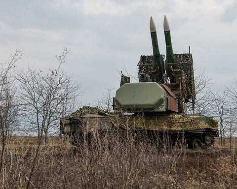 Russian air defense systems intercept Ukrainian drones over Moscow region at night