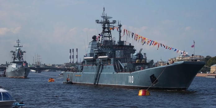Russian Navy warship Severomorsk operating near German coast amid NATO tensions