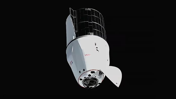 SpaceX Dragon spacecraft docking with International Space Station during NASA CRS-34 mission