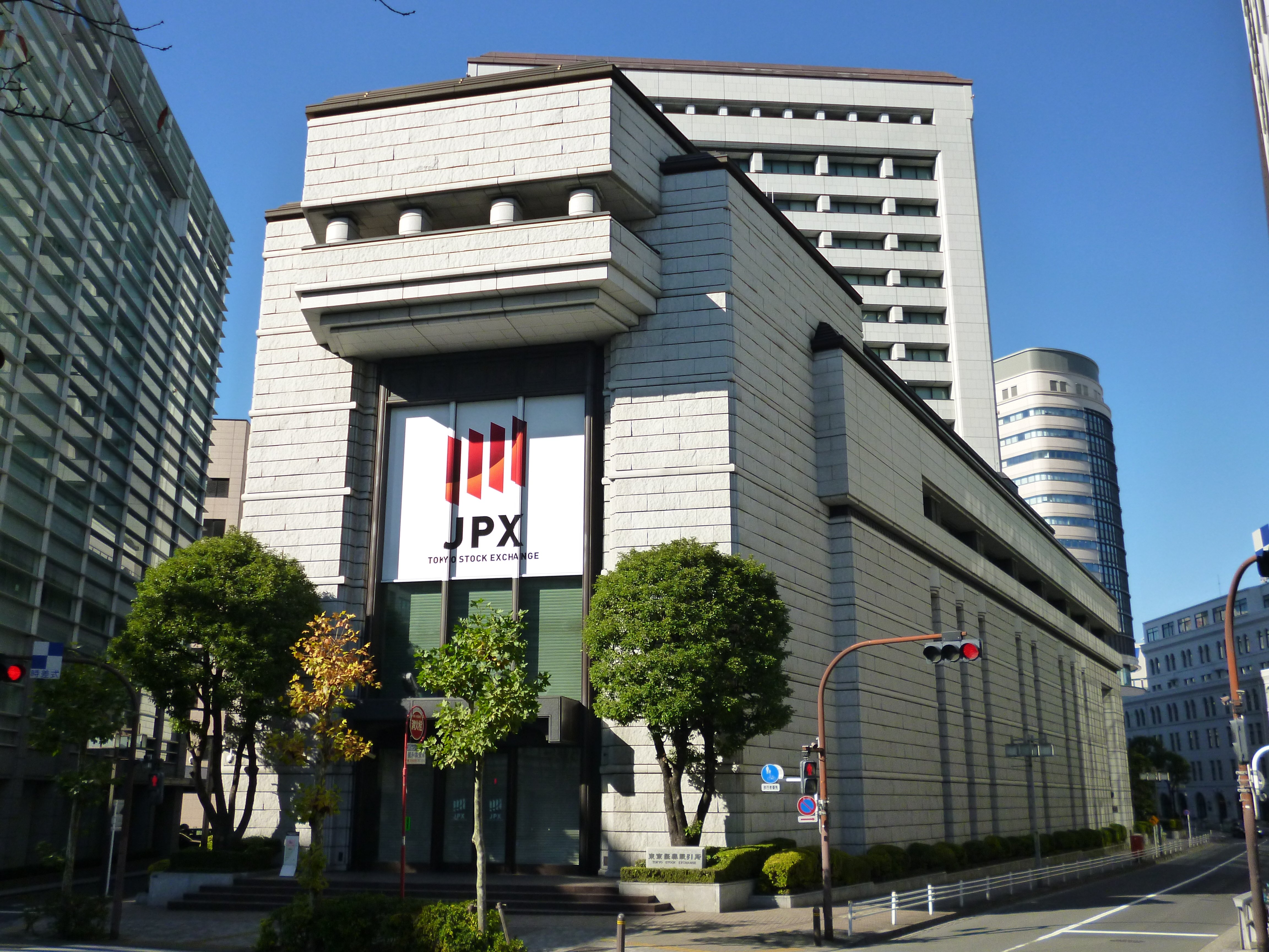 The Tokyo Stock Exchange building in Japan where the Nikkei 225 hit an all-time high on hopes of a US-Iran deal