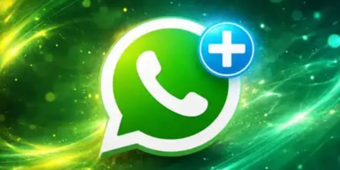 WhatsApp Plus subscription interface on iPhone showing premium customization features and themes