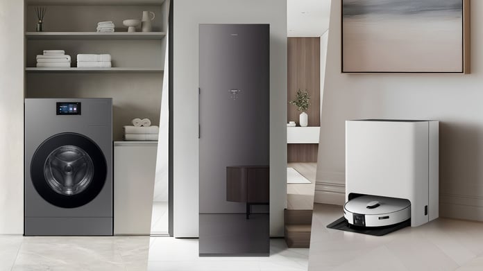 Samsung Bespoke AI smart kitchen appliances CES 2026 AI cooking