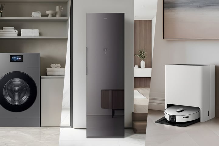 Samsung Bespoke AI smart kitchen appliances CES 2026 AI cooking