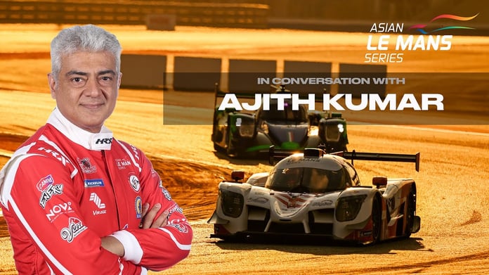Ajith Kumar discusses his racing career at the Asian Le Mans Series