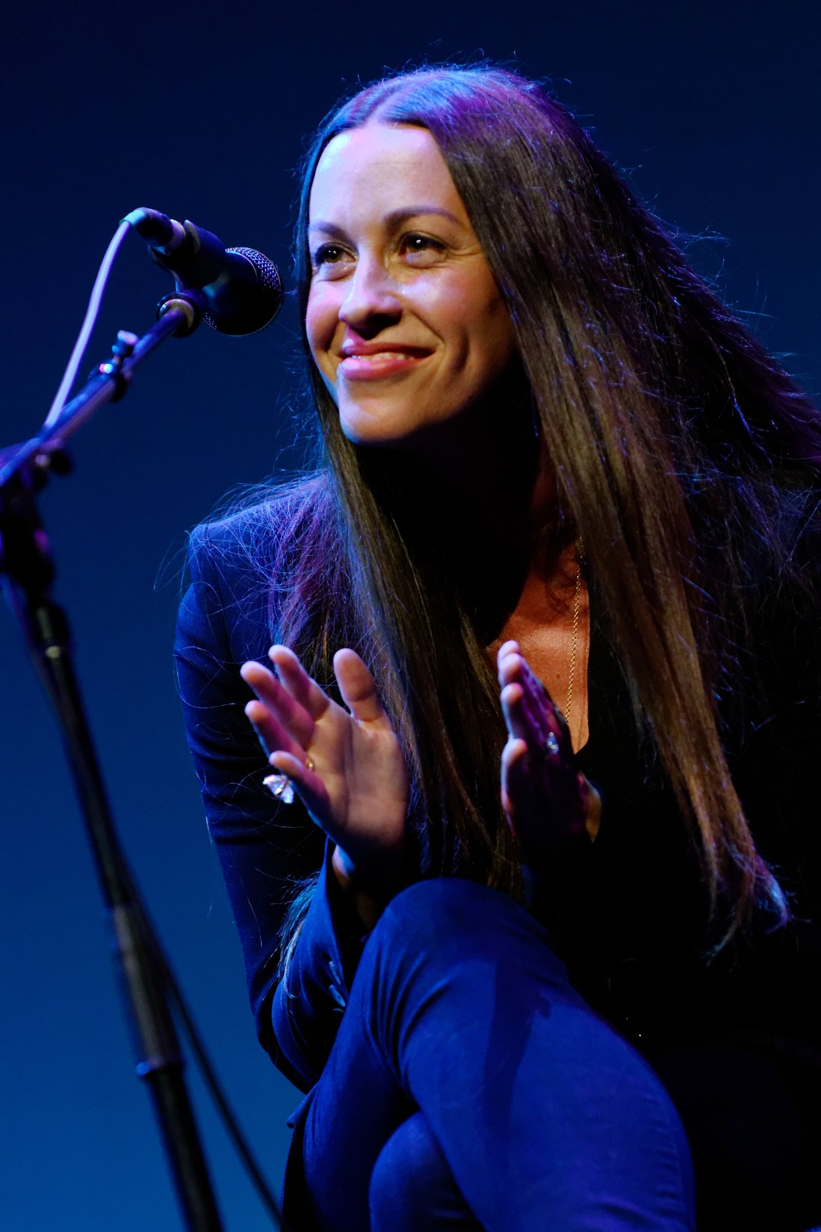 Alanis Morissette, who sang O Canada at the World Cup opening ceremony at BMO Field in Toronto