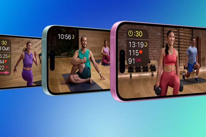Apple Fitness Plus iPhone screens showing Strong Through Menopause workout program iOS 27
