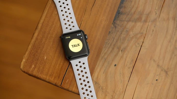 Apple Watch Walkie-Talkie app hands-on watchOS 5
