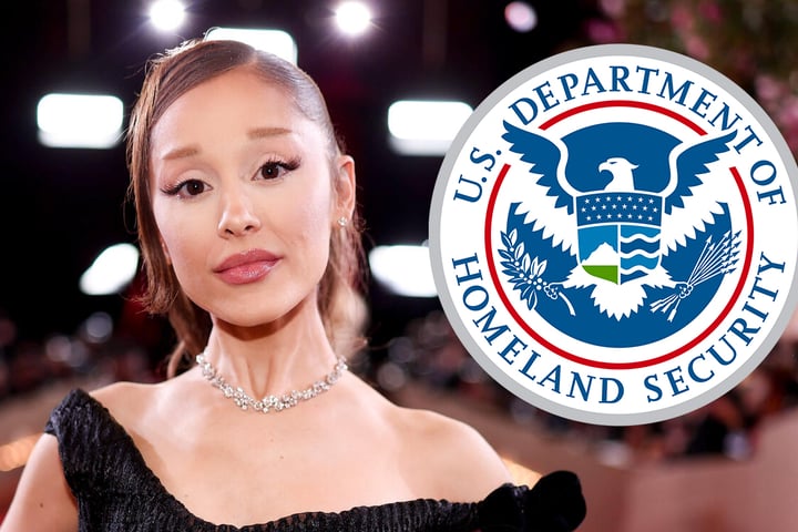 Ariana Grande, whose song Bye was used in the White House ICE TikTok video before the audio was removed