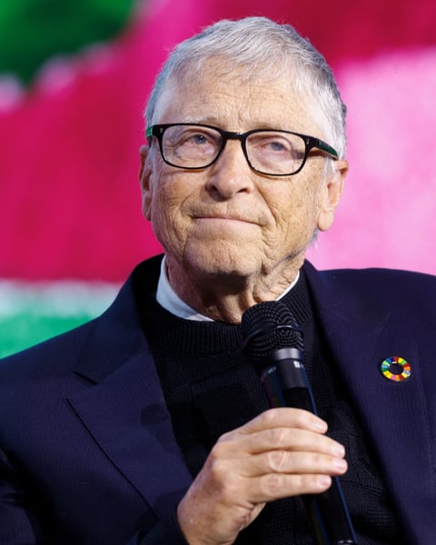 Bill Gates speaking at a Gates Foundation event in Stockholm, Sweden, January 2026