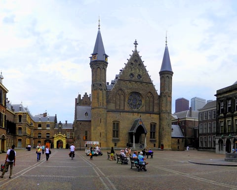 The Binnenhof complex in The Hague, seat of the Dutch government that blocked the Kyndryl-Solvinity deal