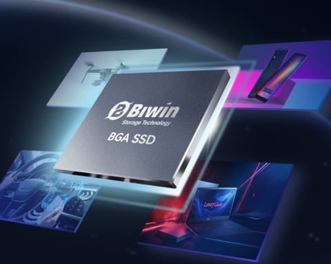 NAND flash memory chips on a wafer as Biwin signs a 1.86 billion dollar supply deal larger than its annual revenue