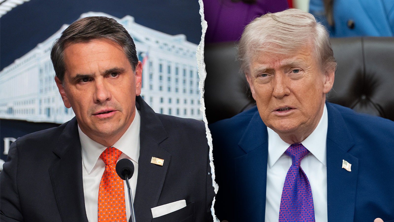 Todd Blanche and President Trump