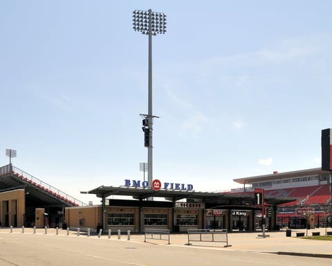 BMO Field in Toronto, the venue for Ghana's World Cup opener that Thomas Partey is barred from entering Canada to play