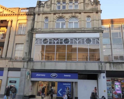 A Boots pharmacy store on the High Street in Cheltenham, part of the 1,800-store chain drawing a 10 billion dollar Australian bid