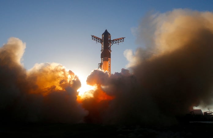 Chinese commercial space rocket launching as LandSpace and peers file IPOs on Shanghai STAR market and Hong Kong exchange