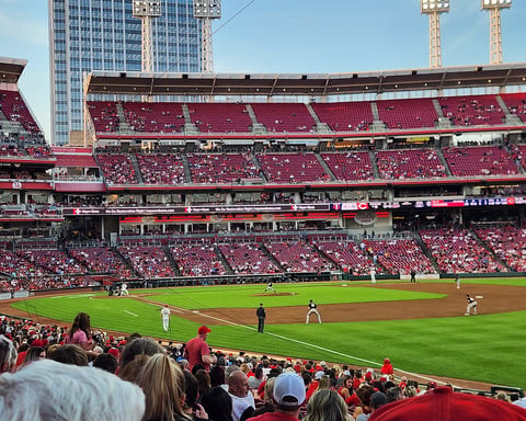 Cincinnati Reds game at Great American Ball Park in a file photo