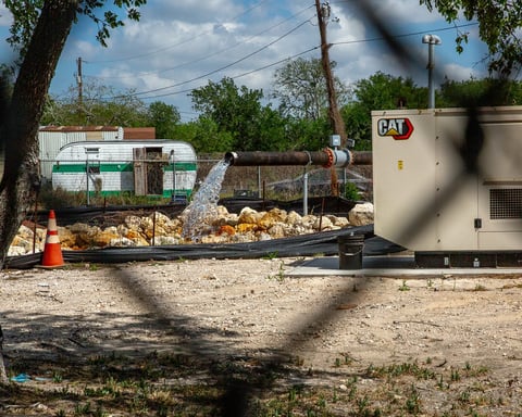 Corpus Christi reservoir drought conditions amid Bitcoin mine water controversy 2026