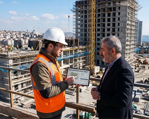 Evveko proptech platform dashboard for Turkey urban renewal and contractor tracking