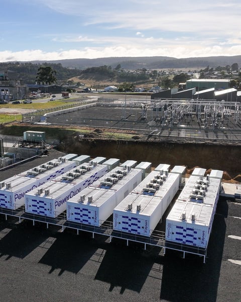 Aerial view of Firmus Project Southgate AI data centre campus in northern Tasmania