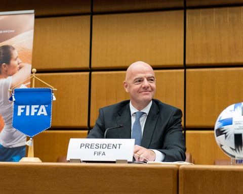 FIFA President Gianni Infantino, who has defended the dynamic ticket pricing behind the World Cup's empty premium seats