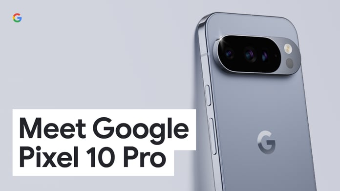 Google Pixel 10 Pro smartphone official image from Google launch August 2025