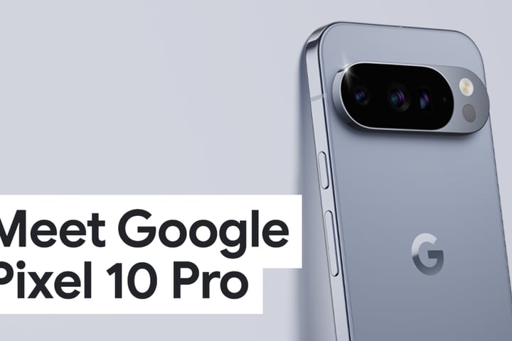 Google Pixel 10 Pro smartphone official image from Google launch August 2025