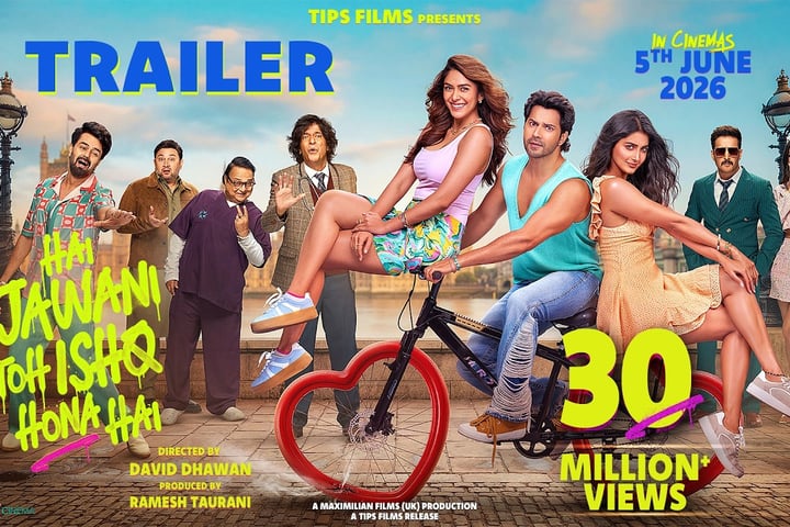 Varun Dhawan in Hai Jawani Toh Ishq Hona Hai, David Dhawan's romantic comedy