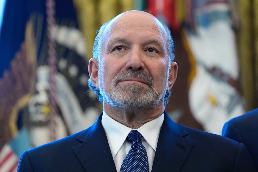 US Commerce Secretary Howard Lutnick at a White House event