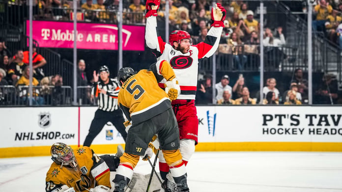 Carolina Hurricanes defeat Vegas Golden Knights 5-3 in Game 4 of the 2026 Stanley Cup Final