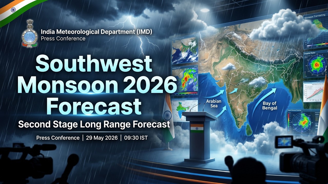 India Meteorological Department monsoon forecast map for June to September 2026 monsoon season